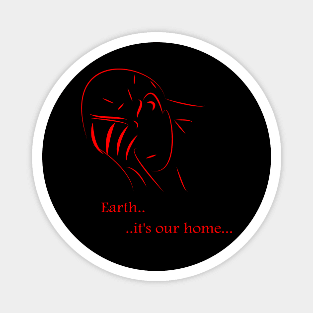 Earth Day 2020 Magnet by Applecrunch